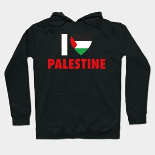 I Love Palestine With My Heart - I Stand With Palestine Hoodie